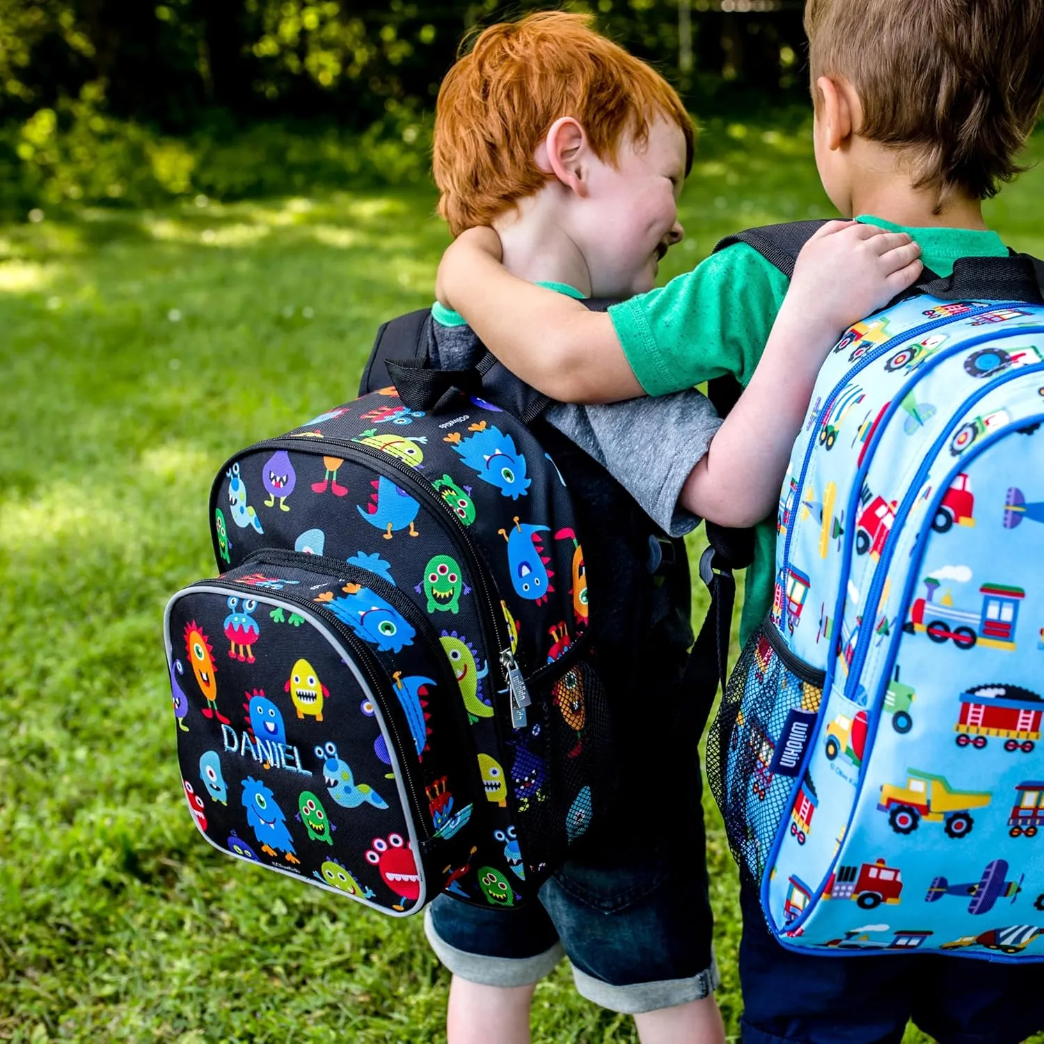 Wildkin 12-inch Kids Backpack – Padded, Adjustable, Ideal for Daycare & Travel - Monsters