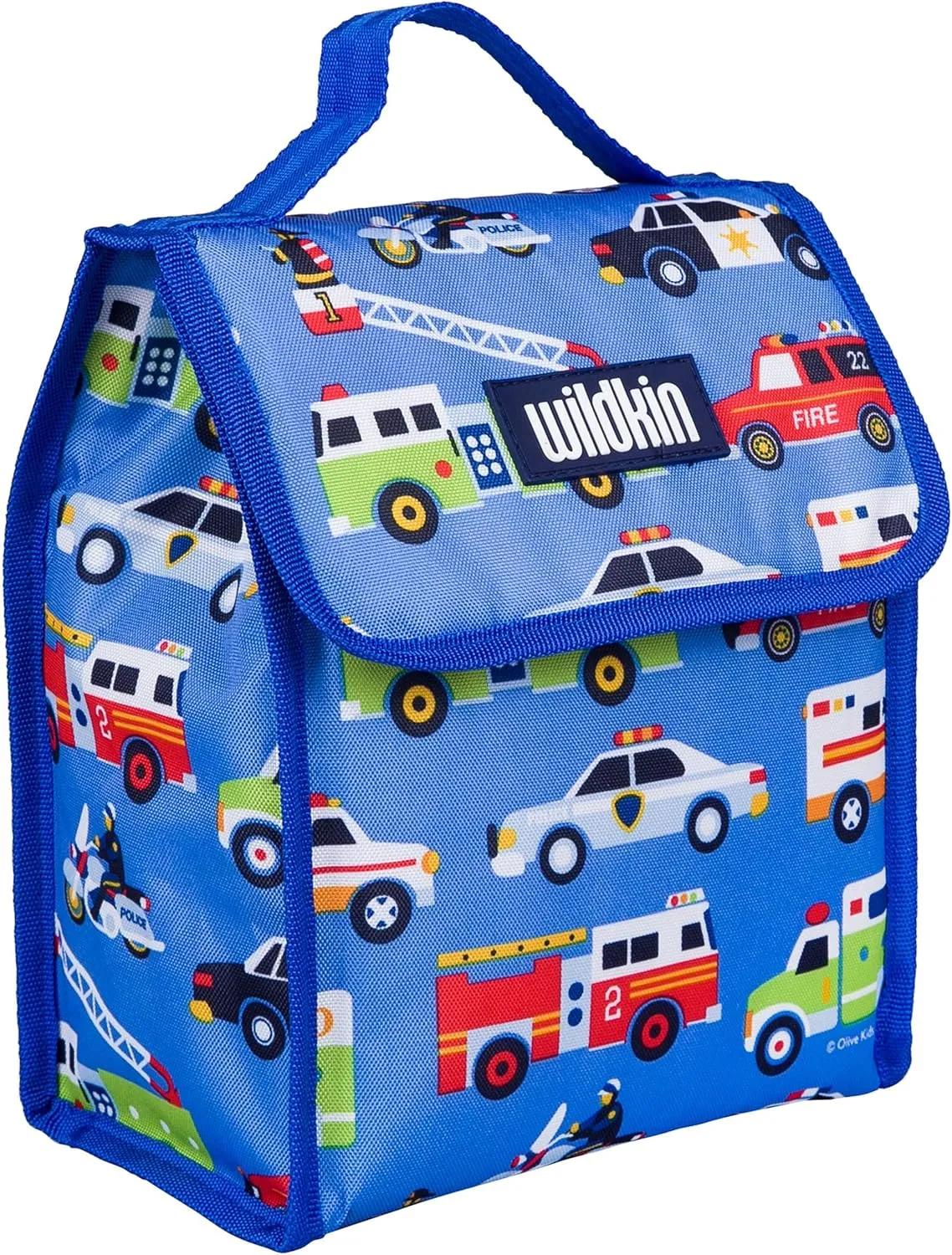 Wildkin Kids Insulated Lunch Bag – Reusable, Ideal for Hot/Cold Snacks, School & Travel - Heroes