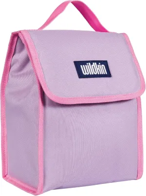 Wildkin Kids Insulated Lunch Bag – Reusable, Ideal for Hot/Cold Snacks, School & Travel - Lilac