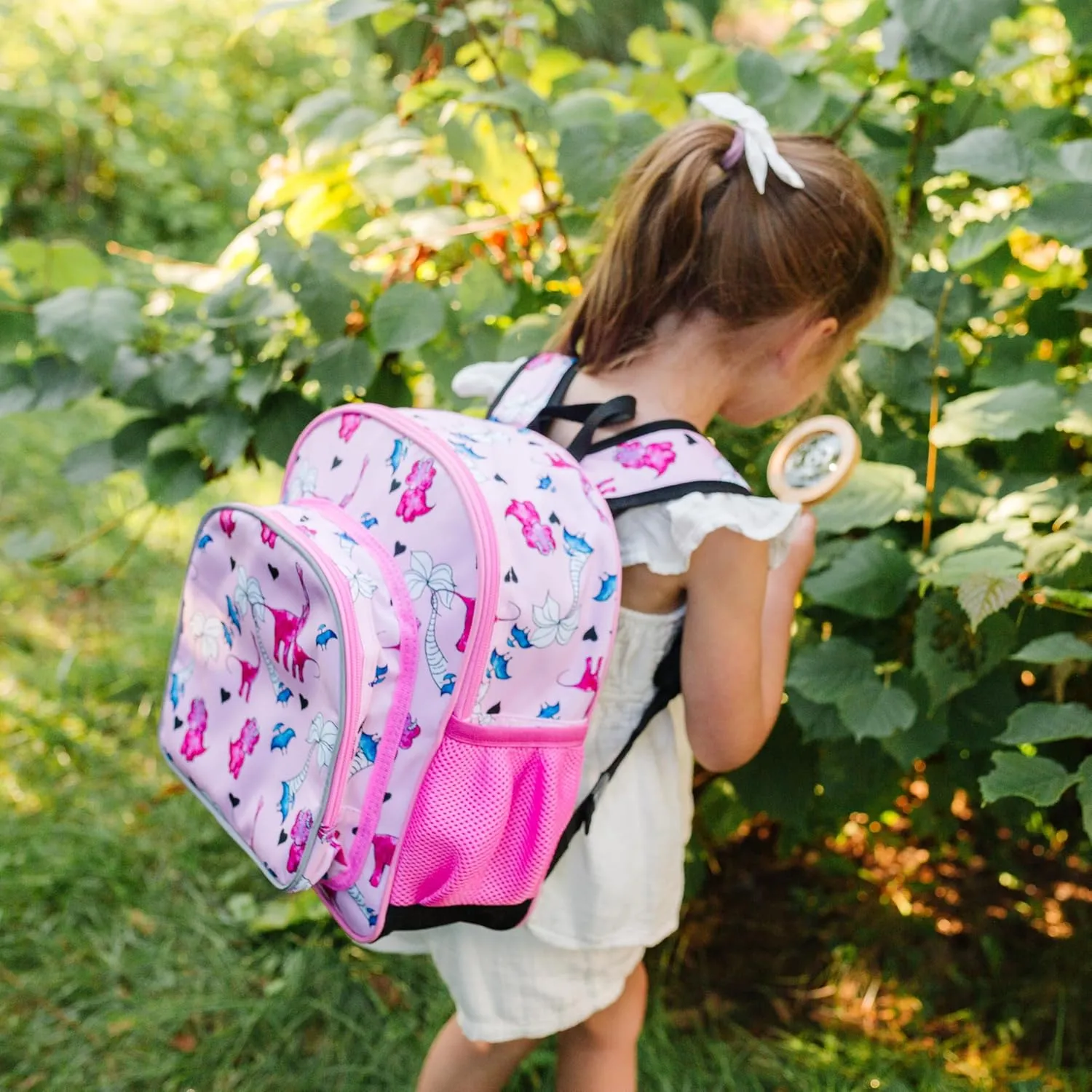 Wildkin Pink Dino 12 Inch Backpack