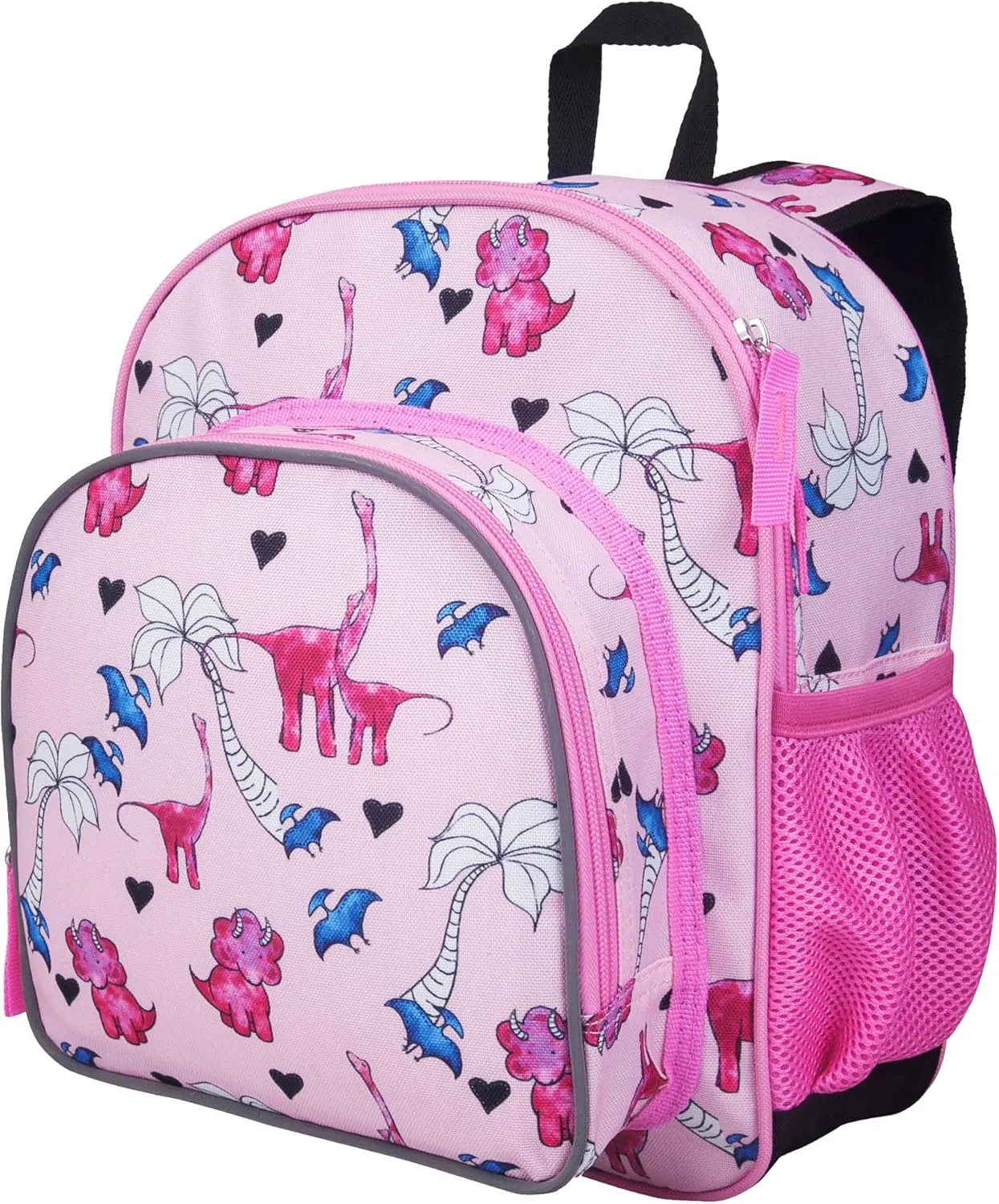 Wildkin Pink Dino 12 Inch Backpack