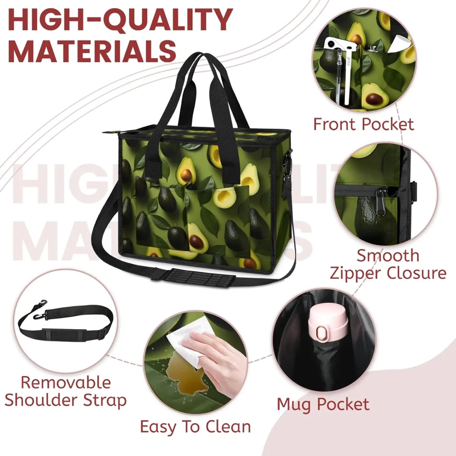 Women Fashion Tote Bag Wallet Shoulder Bags Set 3PCS Top Handle Satchel Purse Large Zippered Handbag Daily Use