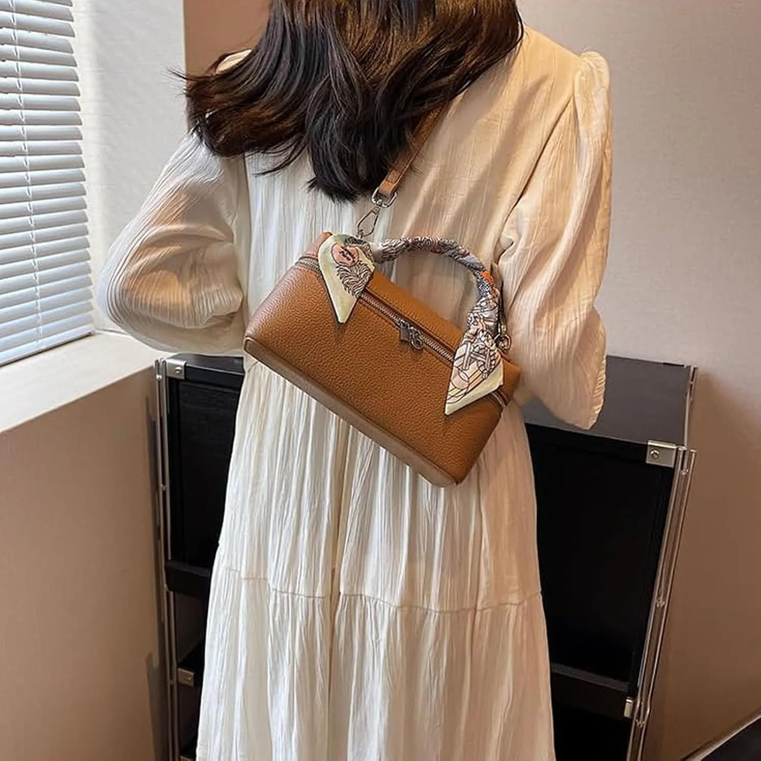 Women's Crossbody Handbags Designer Handbags for Women Clutch Purses for Women Purses Crossbody Bags for Women (Grey)