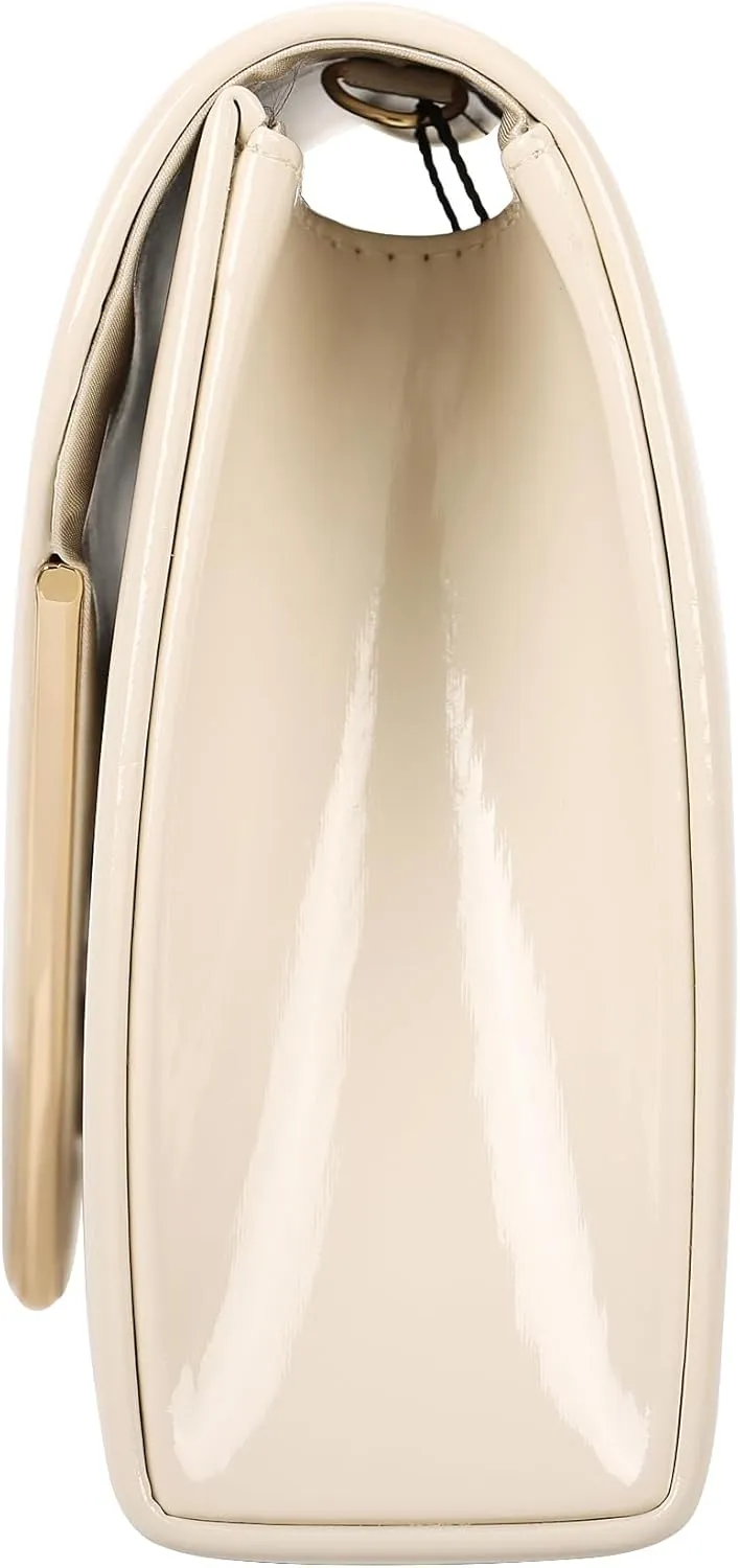 Women's Evening Clutch Bags for Formal Cocktail Prom Wedding Party Patent Leather Dressy Foldover Purse