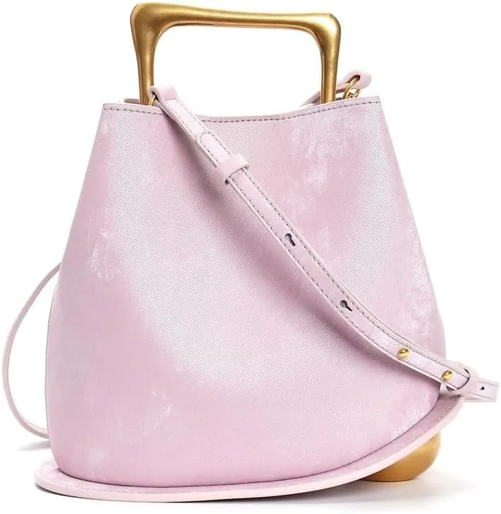 Women's Silk Bucket Bag, Personalized Handbag, Creative Vegetable Basket, One Shoulder Crossbody