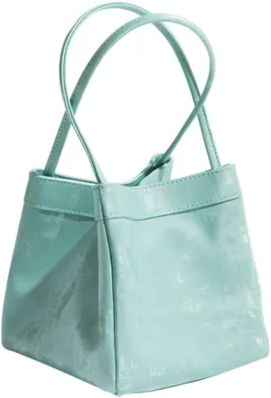 Womens Silk Soft Bucket Bag Neo Chinese Style Handbag Crossbody Satchel Lady Daily Small Shoulder Bag