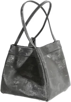 Womens Silk Soft Bucket Bag Neo Chinese Style Handbag Crossbody Satchel Lady Daily Small Shoulder Bag