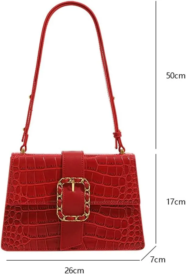 Women's Stylish Shoulder Bag High-End Casual Crossbody Purse Underarm Handbag Fashionable Tote