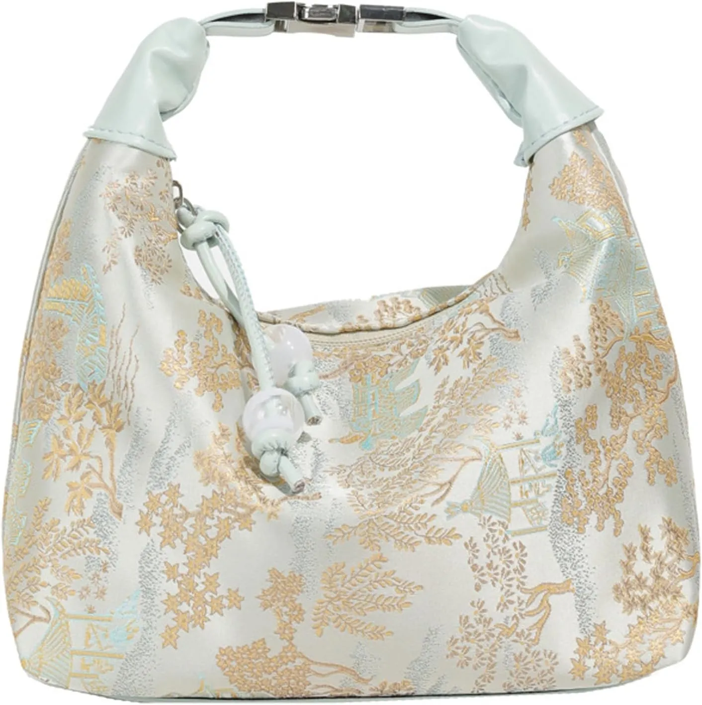 Women's Vintage Floral Embroidery Tote, Medium Crossbody, Shoulder Bag, Handbag