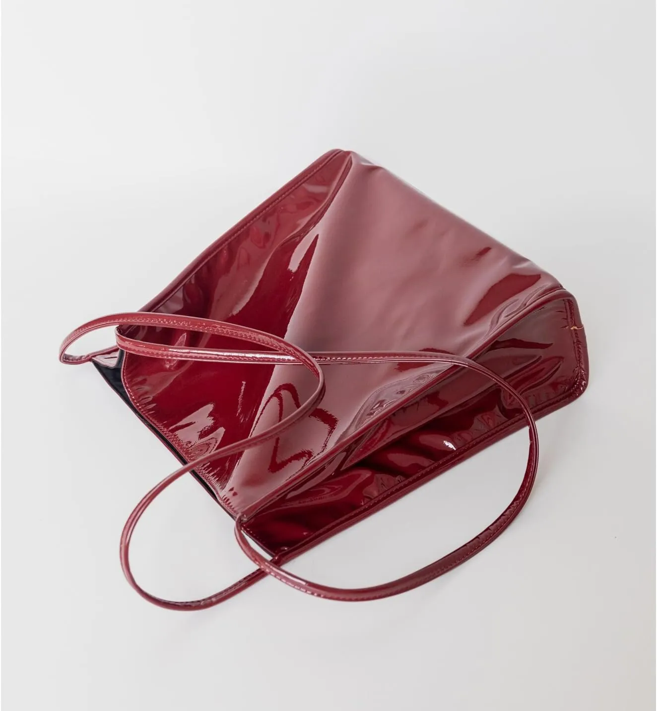 Women's Y2k Bag Patent Leather Purse Red Accessories Hobo Bags Y2k Tote Bag Y2k Accessories