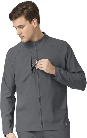 WonderWink Men's Zip-Front Warm-up Jacket