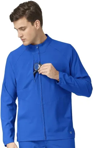 WonderWink Men's Zip-Front Warm-up Jacket