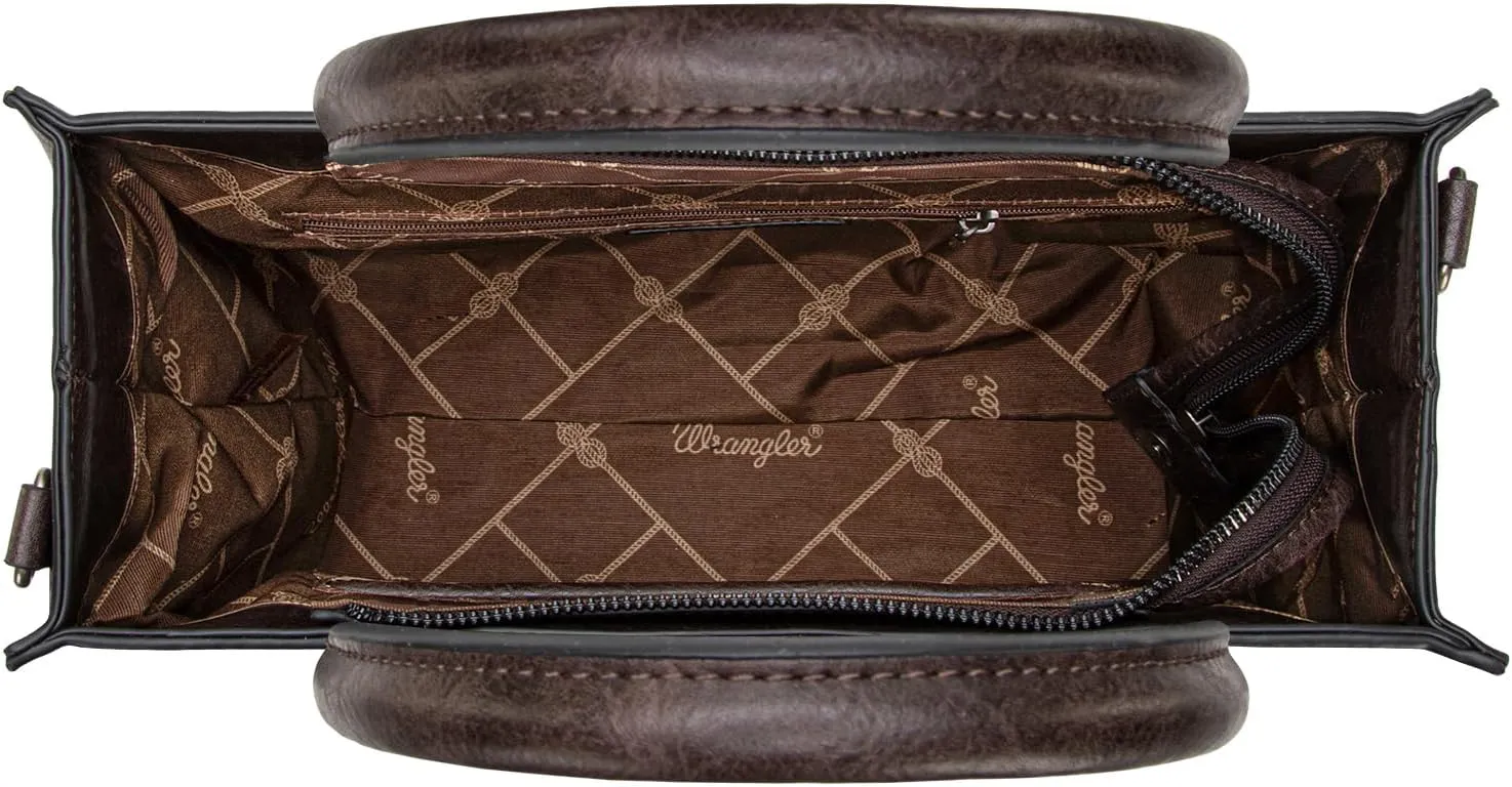 Wrangler 3Pcs Purses for Women Tote Bag Crossbody Handbag Sets with Strap