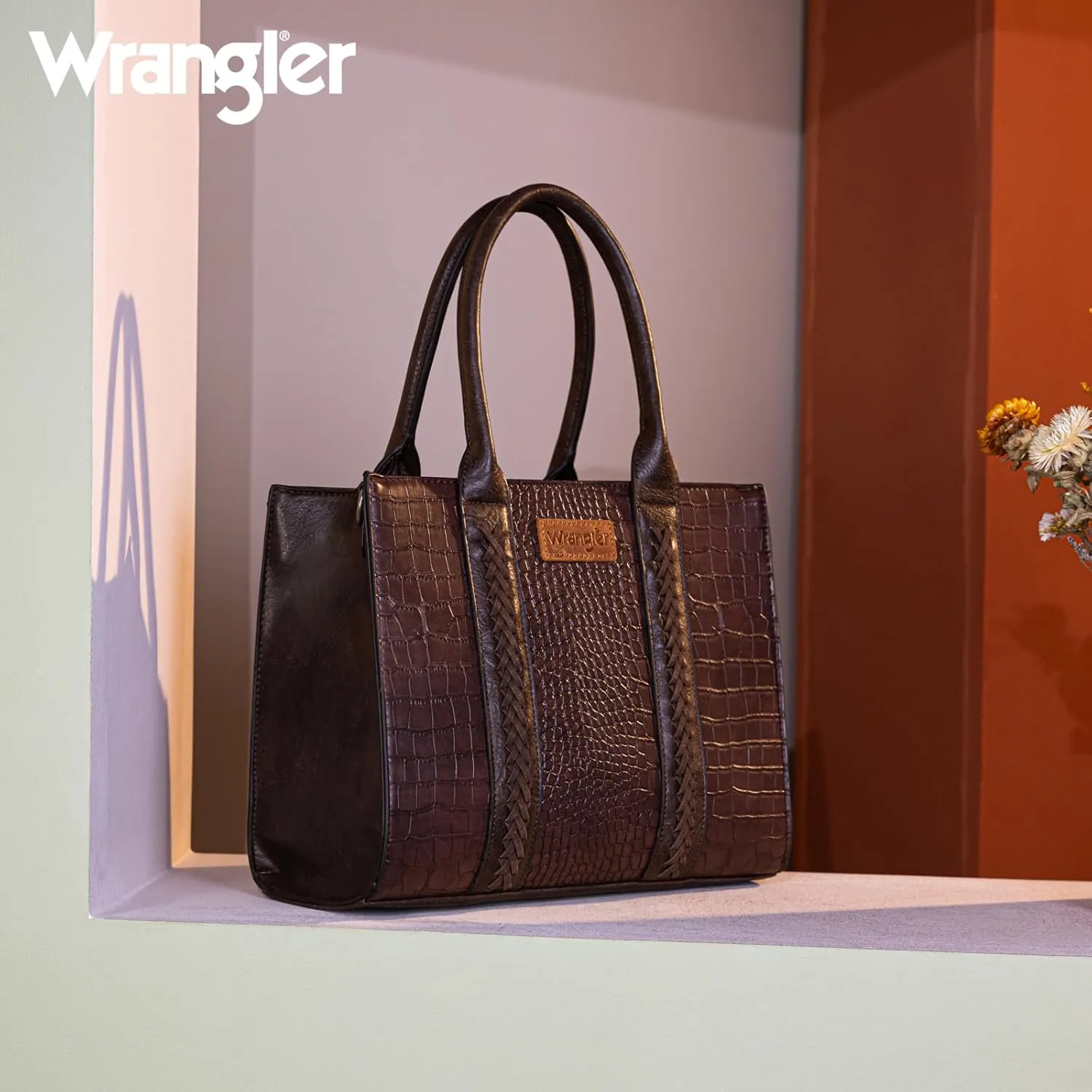 Wrangler 3Pcs Purses for Women Tote Bag Crossbody Handbag Sets with Strap