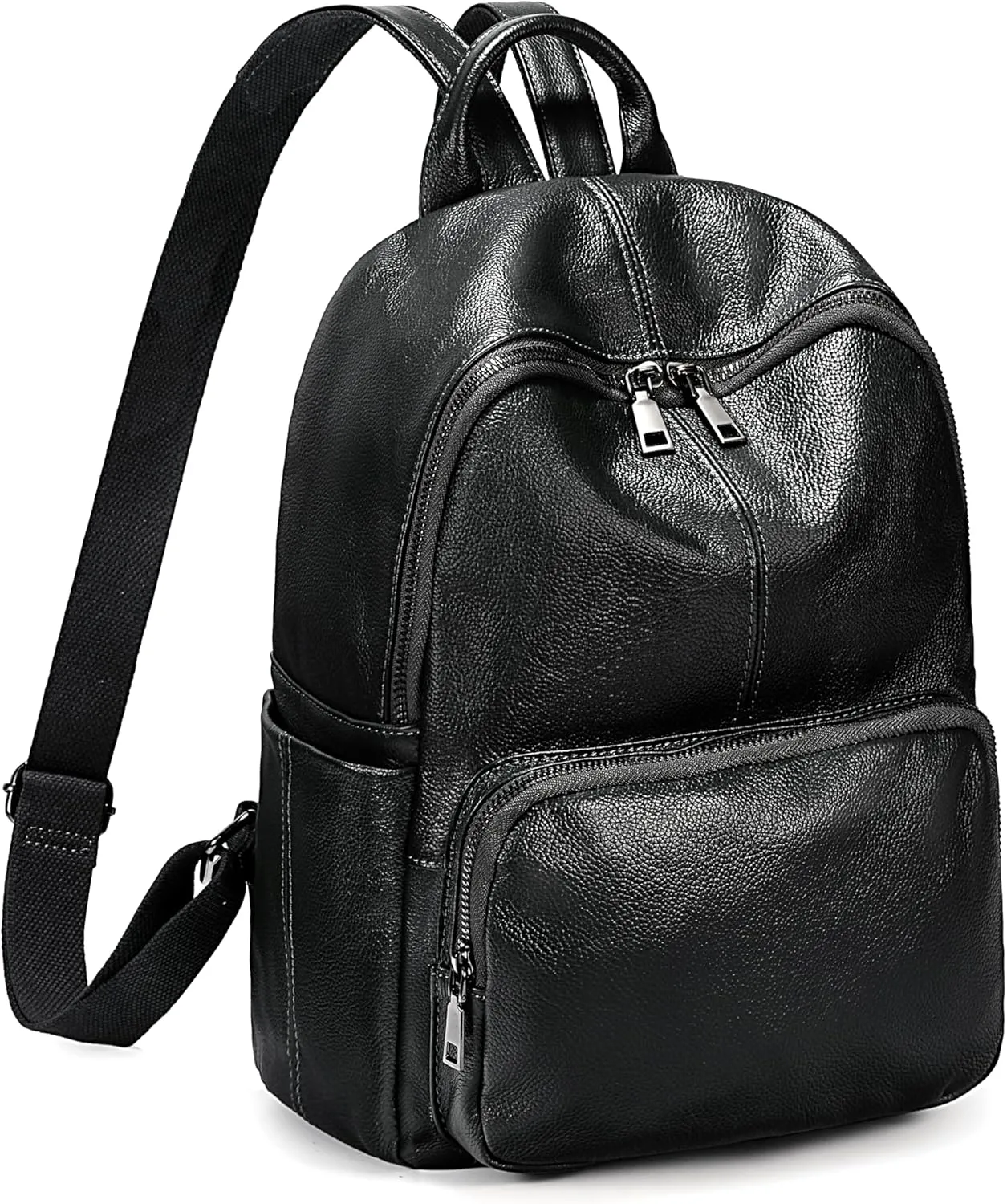 YALUXE Women's Real Leather Backpack Purse Convertible Shoulder Bag Versatile Daypack