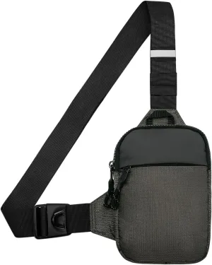 YAMEIZE Mini Crossbody Sling Bag - Trendy Small Chest Bag with Adjustable Strap for Men Women Multipurpose Daypack