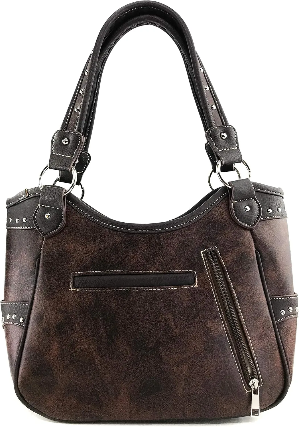 Zelris Spring Bloom Western Concho Women Conceal Carry Tote Handbag Purse