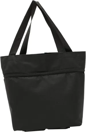Zerodeko Reusable Grocery Pouch Wheels Foldable Trolley Bag for Shopping Travel Home