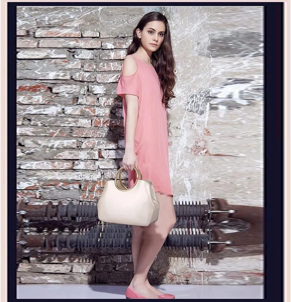ZiMing Women Tote Bag Patent Leather Totes Top Handle Purse Satchel Shoulder Bag Ladies Gorgeous Evening Bags